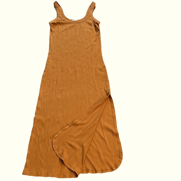 NWOT Vitamin A West Organic Ribbed Tank Dress - Picture 7 of 16